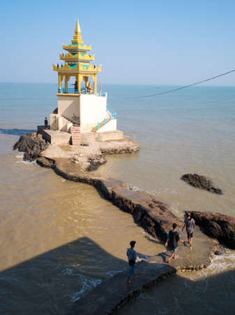 Kyaikkhami Pagoda, Myanmarのeditorial素材