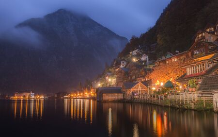 Beautiful house of Hallstatt, Hallstatt, Austria