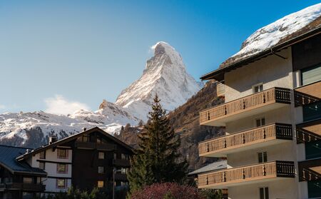 Zermatt Valley and Matterhorn, Zermatt, Switzerland