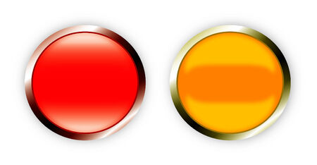 Modern button setのイラスト素材