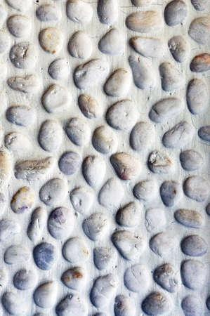 Natural wall background of stone texture,dot around wall.の写真素材