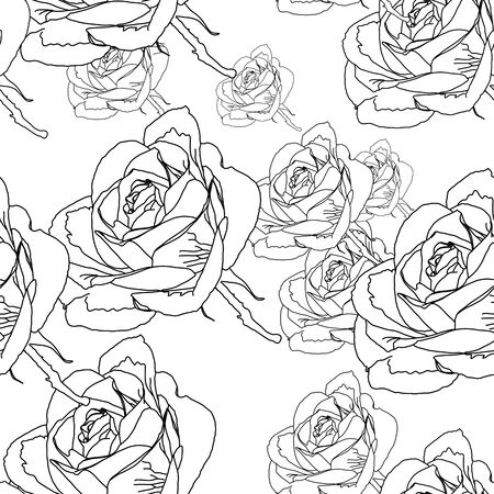 pattern floral seamless, EPS 10のイラスト素材