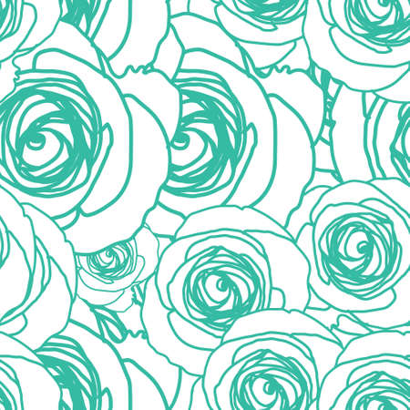 Flower pattern seamless, Eps 10のイラスト素材