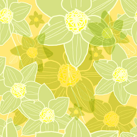 Flower pattern seamless, Eps 10のイラスト素材