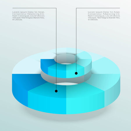 Business Infographics graph Vector.Eps 10のイラスト素材