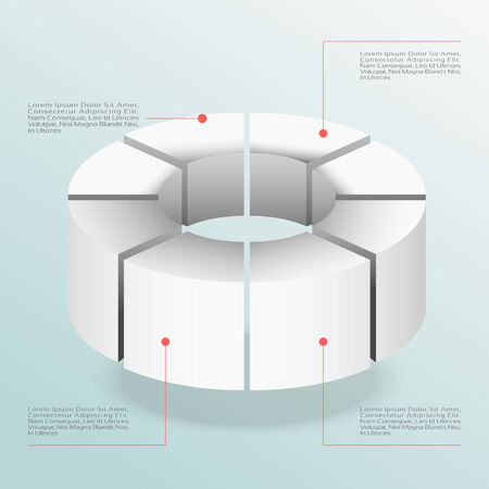 Business Infographics graph Vector.Eps 10のイラスト素材
