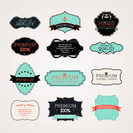 vintage frames vectorのイラスト素材