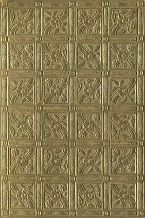 Old and ornate gold book coverの写真素材