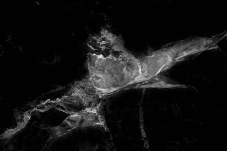 Black marble natural pattern for background, abstract natural marble black and white for design art work.の写真素材