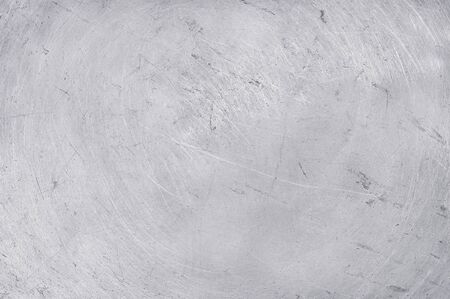 aluminium texture background, scratches on stainless steel.の写真素材