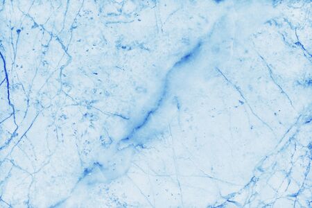 Blue pastel marble texture background with high resolution, top view of natural tiles stone floor in luxury seamless glitter pattern for interior and exterior decoration.の写真素材