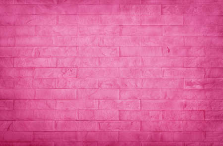 Vintage light pink brick wall texture background, Pattern of pastel color slate stone for design art work.の写真素材