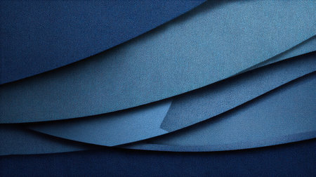 Discover a captivating visual of layered blue fabric, featuring smooth textures and subtle gradients. Ideal for backgrounds and creative projects invoking elegance.の素材