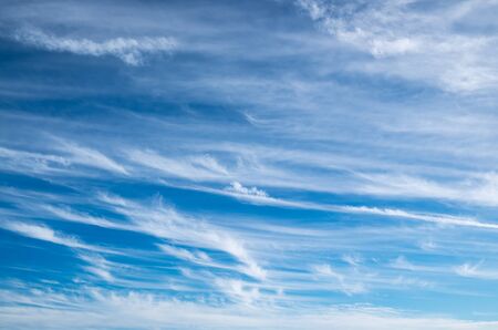 Blue sky with cloudsの写真素材