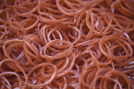 Red rubber bands