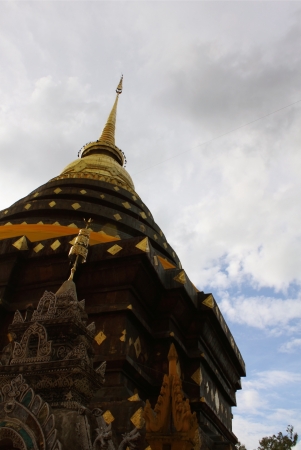 Pagoda Wat Phra That Lampang Luang Lampang Province,Thailand の写真素材