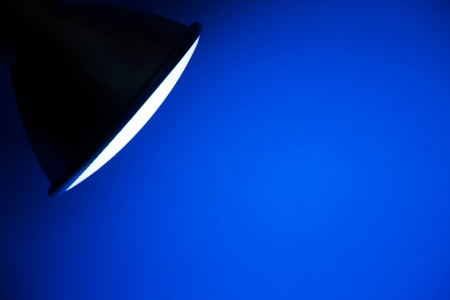 Energy  Lamp and blue の写真素材