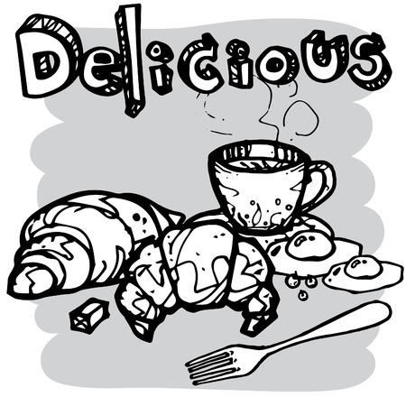 food cartoon vectorのイラスト素材