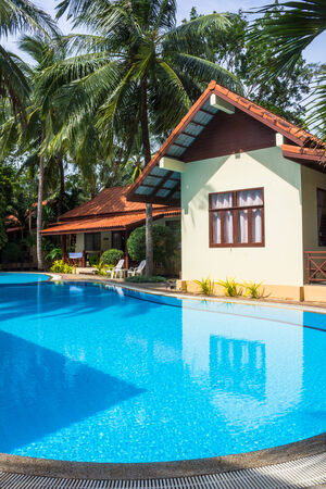 Resort and swimming pool.のeditorial素材