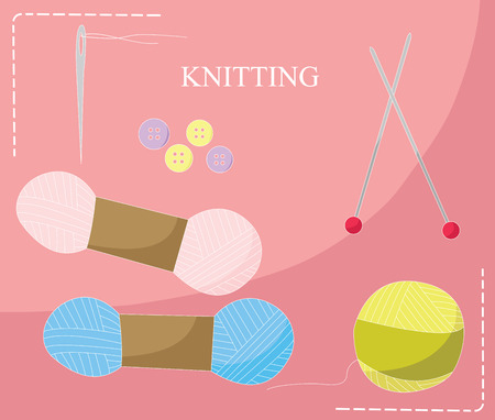 Knitting equipment iconのイラスト素材