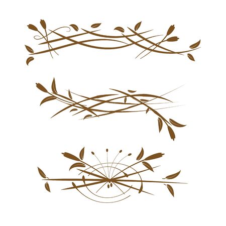 Vector decorative design elements  page decorのイラスト素材