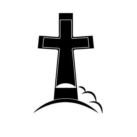 Grave icon vectorのイラスト素材