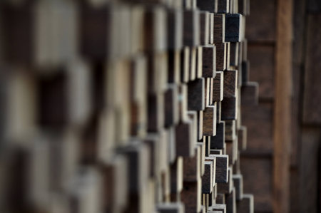 Wall woodの写真素材