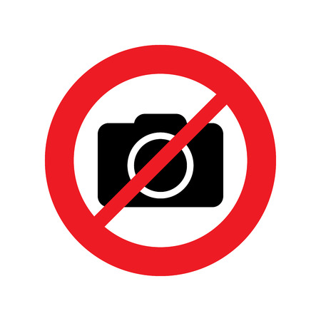 do not sign on white background vector illustrationのイラスト素材