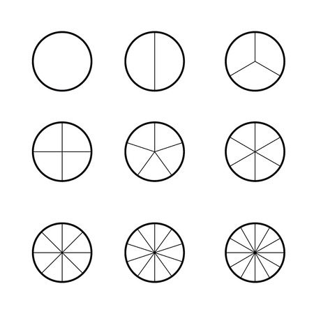 Fraction mathematics Fraction Calculator Simplifying Fractions on white background  vector illustrationのイラスト素材