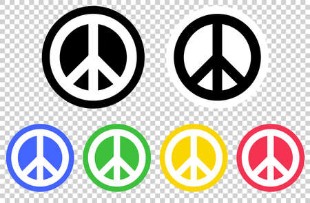 Peace Symbol. Peace sign . Peace icon.のイラスト素材