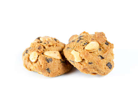 Mixed Cookies on white background.の写真素材