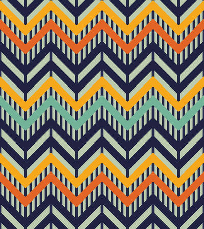 Pattern with zigzagsのイラスト素材