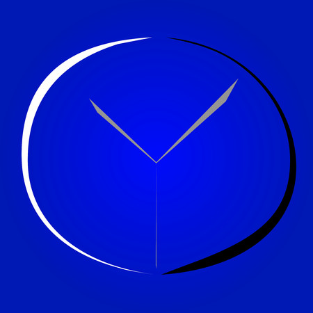 Minimalist clock icon designのイラスト素材