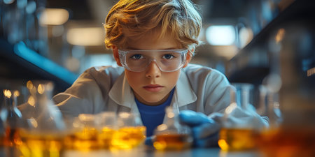 The concept of involving children in science from school ageの素材