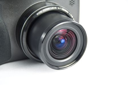 camera on white background