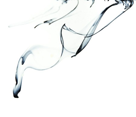 Ink in waterの写真素材