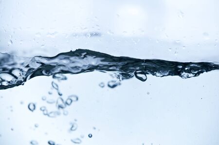 Close-up of water in motion in aquariumの写真素材