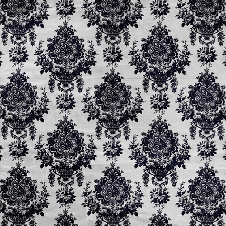 damask wallpaper with creasesのイラスト素材