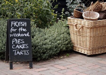 farm shop signの写真素材