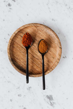 spices powder like ginger garlic turmeric chilli onion