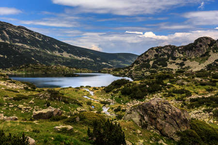 A beautiful landscape view on a dayの写真素材