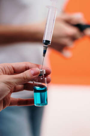 syringe is used by doctor for medical purpose