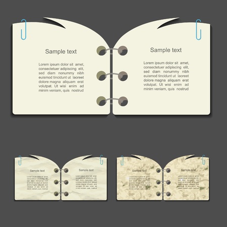 Creative vector noteのイラスト素材