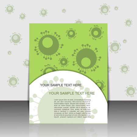 Creative folder design with abstract patternのイラスト素材