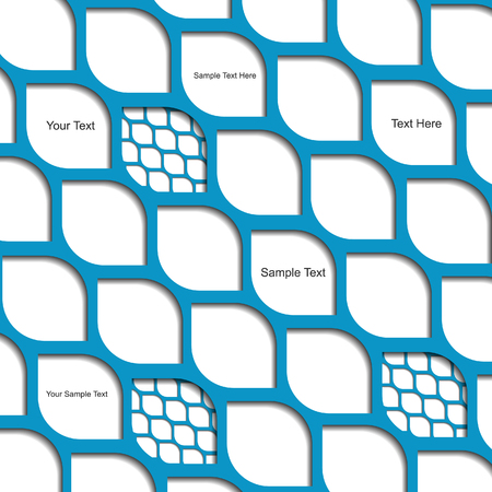 Modern blue abstract web design with patternのイラスト素材