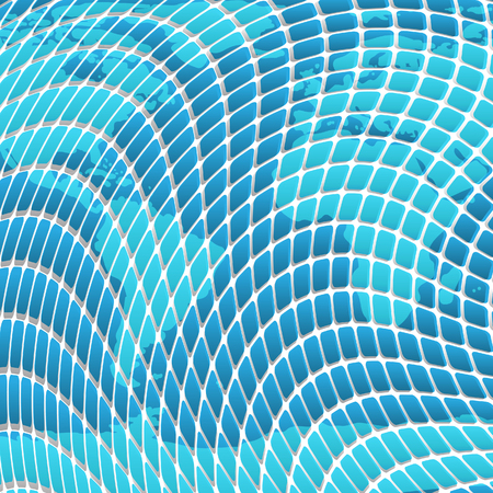 Abstract modern blue worldのイラスト素材