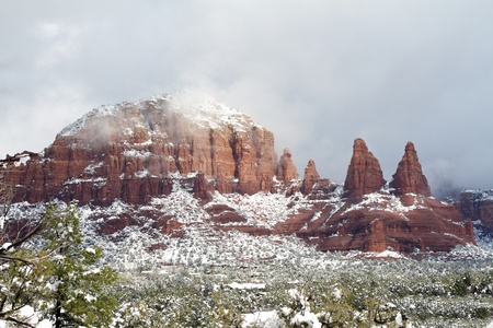 Red Rock Winterの写真素材