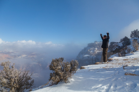 Grand Canyon Winter Wonderの写真素材