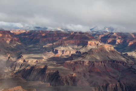 Grand canyon in Winterの写真素材