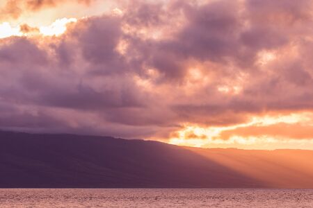 Maui Sunsetの写真素材